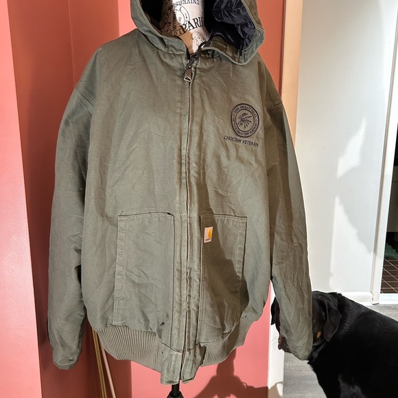 Carhartt Olive Detroit Jacket MINT - Picture 8 of 9